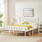Javlergo Metal Bed Frame, Modern Platform Bed Frame with Headboard and Footboard, No Box Spring Needed