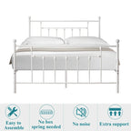 Javlergo Metal Bed Frame, Modern Platform Bed Frame with Headboard and Footboard, No Box Spring Needed