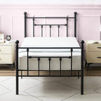Javlergo Metal Bed Frame, Modern Platform Bed Frame with Headboard and Footboard, No Box Spring Needed