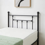 Javlergo Metal Bed Frame, Modern Platform Bed Frame with Headboard and Footboard, No Box Spring Needed