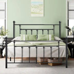 Javlergo Metal Bed Frame, Modern Platform Bed Frame with Headboard and Footboard, No Box Spring Needed