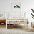 Javlergo Metal Bed Frame, Modern Platform Bed Frame with Headboard and Footboard, No Box Spring Needed