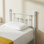 Javlergo Metal Bed Frame, Modern Platform Bed Frame with Headboard and Footboard, No Box Spring Needed