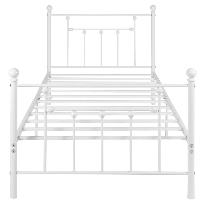 Javlergo Metal Bed Frame, Modern Platform Bed Frame with Headboard and Footboard, No Box Spring Needed