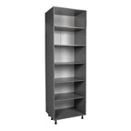 24  x 84  Utility Cabinet-Four Door-Grey - 24 x 84 x 23 3/8