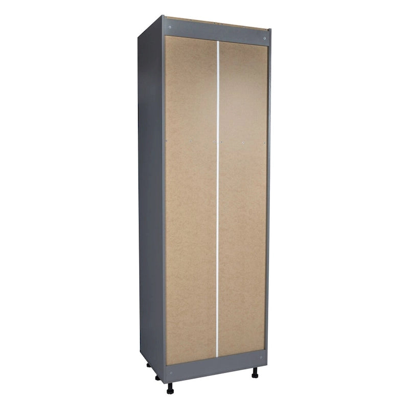 24  x 84  Utility Cabinet-Four Door-Grey - 24 x 84 x 23 3/8