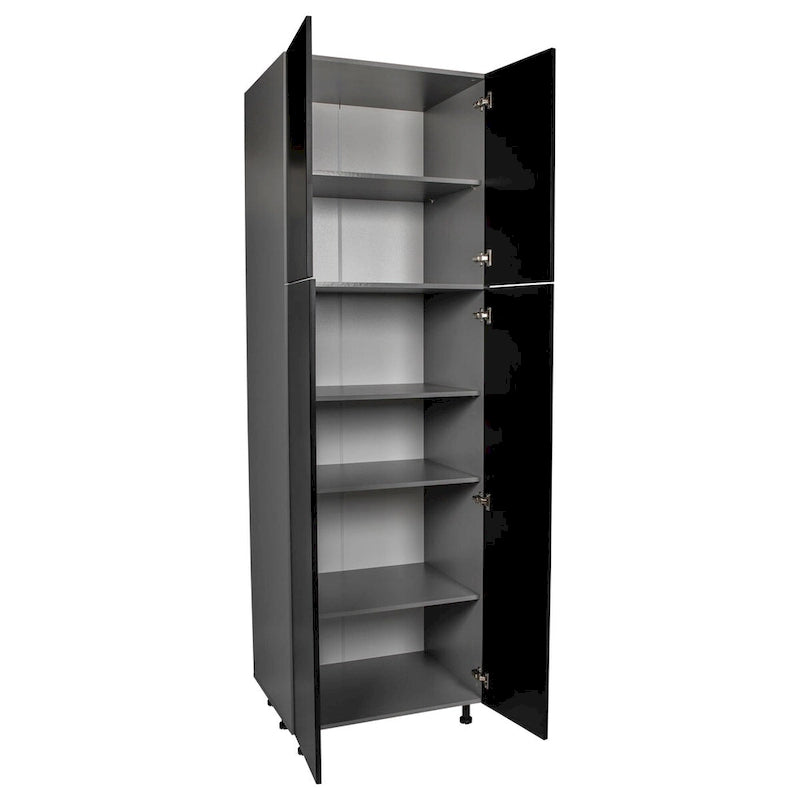 24  x 84  Utility Cabinet-Four Door-Grey - 24 x 84 x 23 3/8