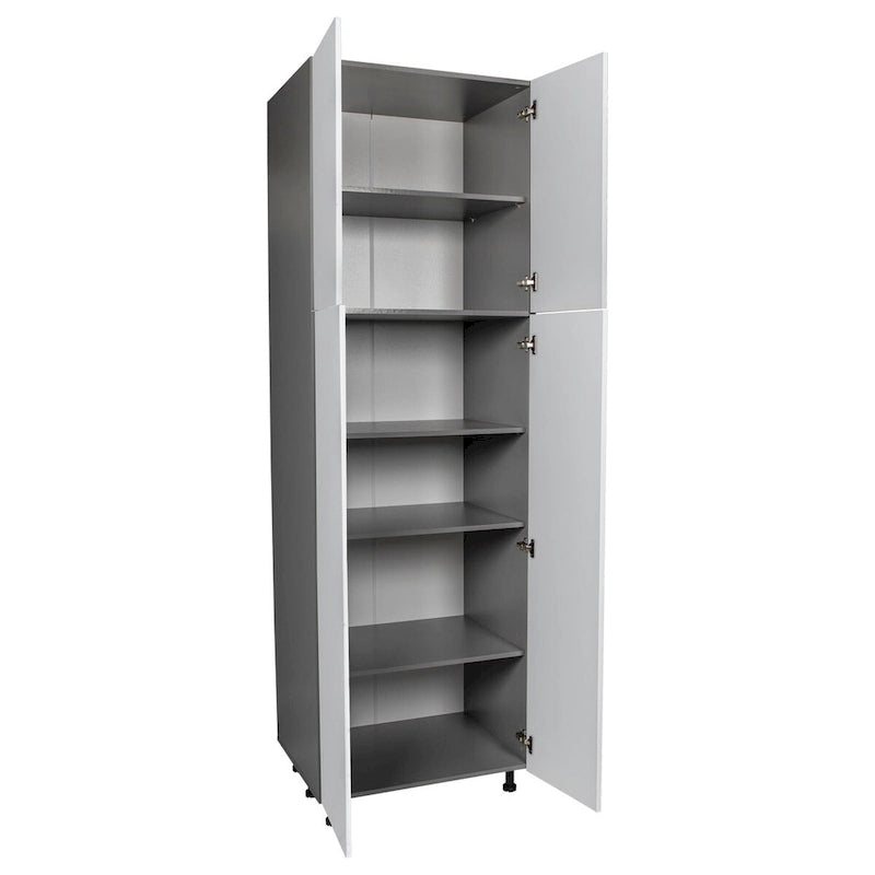 24  x 84  Utility Cabinet-Four Door-Grey - 24 x 84 x 23 3/8