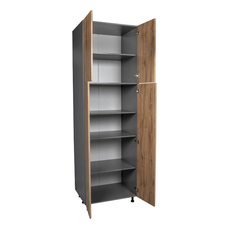 24  x 84  Utility Cabinet-Four Door-Grey - 24 x 84 x 23 3/8