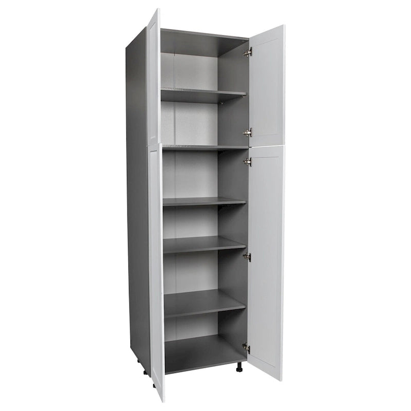 24  x 84  Utility Cabinet-Four Door-Grey - 24 x 84 x 23 3/8
