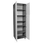 24  x 84  Utility Cabinet-Four Door-Grey - 24 x 84 x 23 3/8