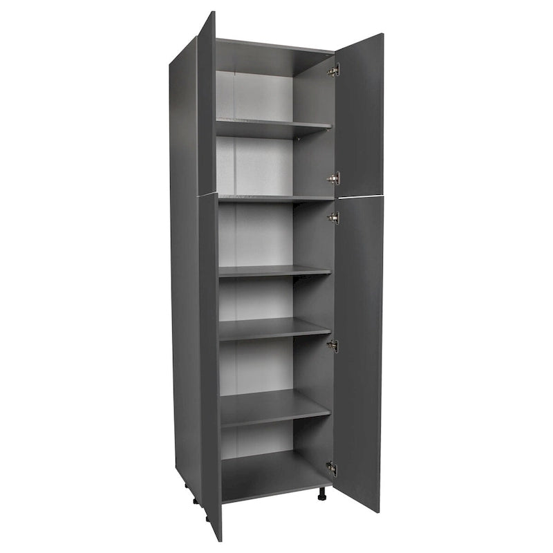 24  x 84  Utility Cabinet-Four Door-Grey - 24 x 84 x 23 3/8