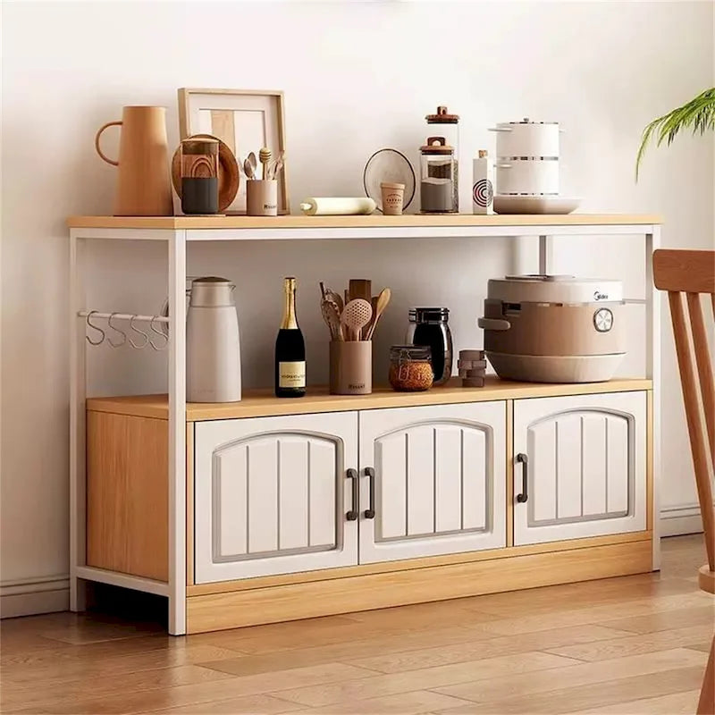 Kitchen Utility Storage Shelf with Cabinet
