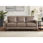 Hydeline Laguna Top Grain Leather Sofa Set, Sofa and Chair - Sofa, Chair