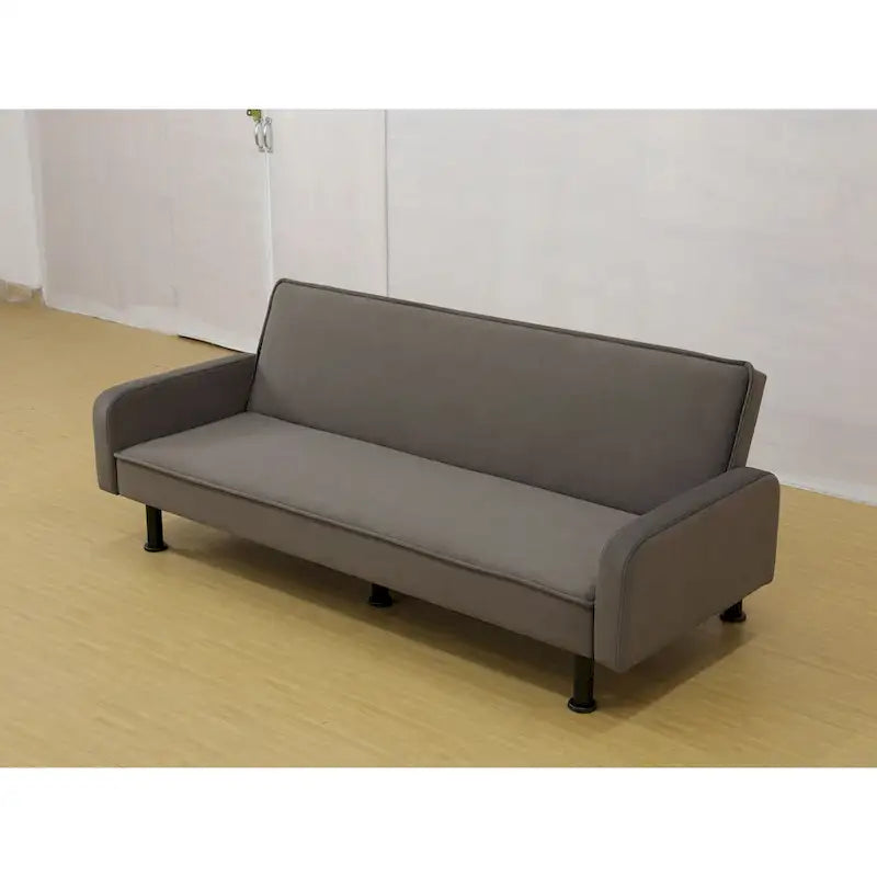 Memory Foam Futon Couch Bed Convertible Sofa with Adjustable Splitback for Compact Living Space