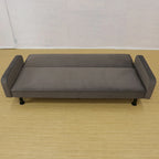 Memory Foam Futon Couch Bed Convertible Sofa with Adjustable Splitback for Compact Living Space