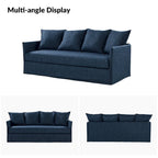 Gottfried 80  Slipcovered Sofa with Removable Cushions by HULALA HOME