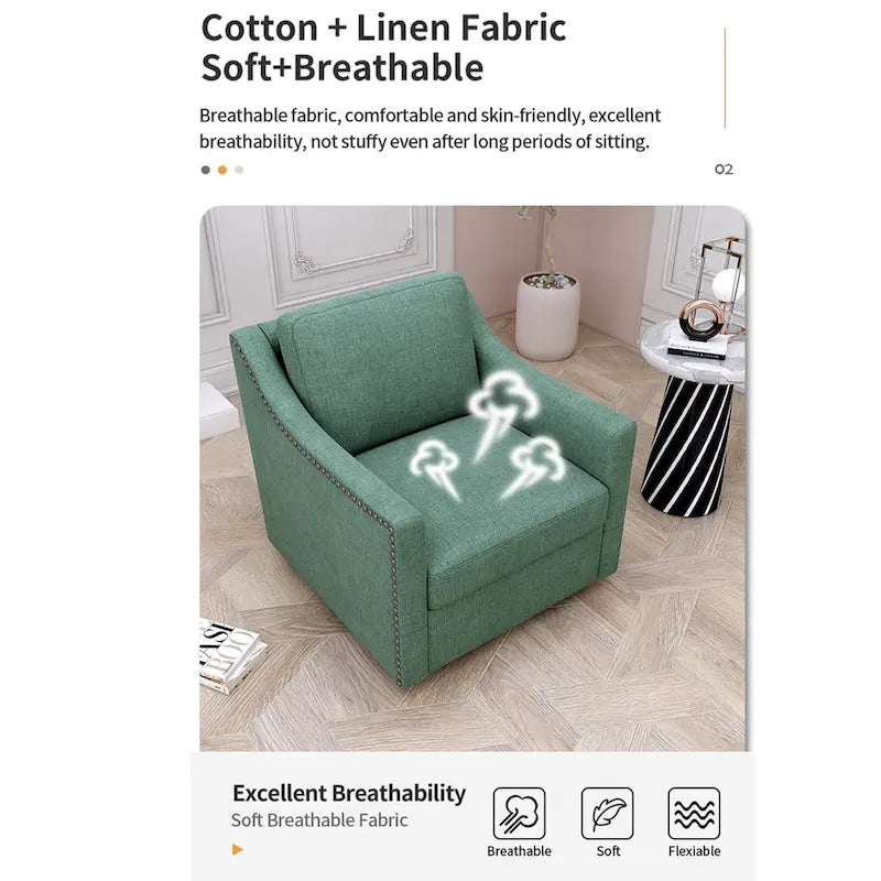 360 Degree Swivel Armchair