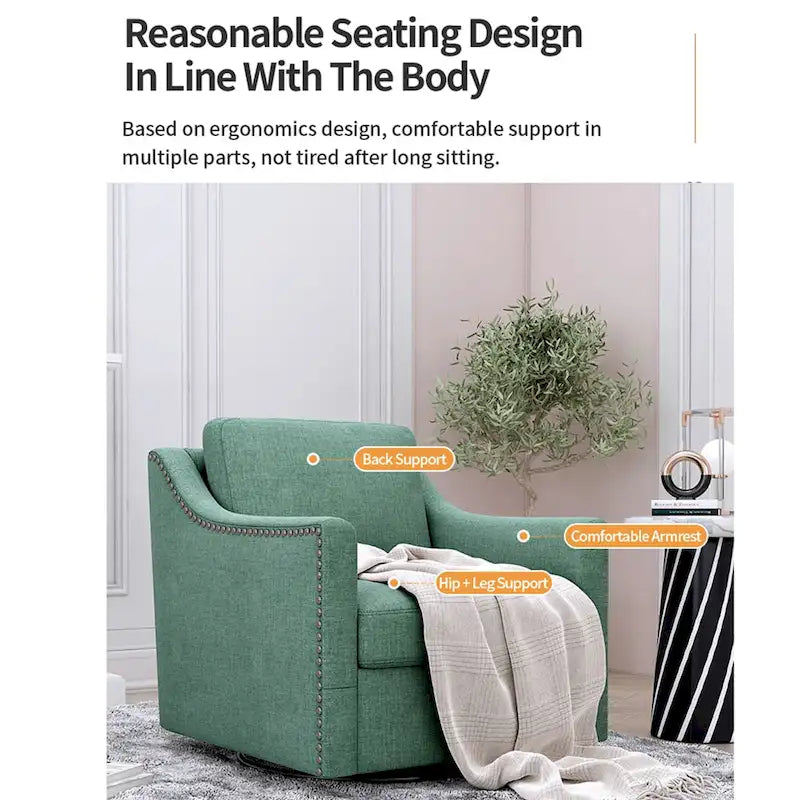 360 Degree Swivel Armchair
