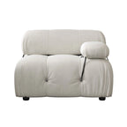 8-piece U-Shape Velvet Fabric Modular Sectional Sofa--138.6