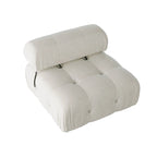 8-piece U-Shape Velvet Fabric Modular Sectional Sofa--138.6