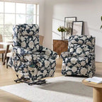 Billy Traditional Lift Assist Power Recliner With Massage Heat And Manual Headrest Set of 2 by HULALA HOME