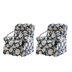 Billy Traditional Lift Assist Power Recliner With Massage Heat And Manual Headrest Set of 2 by HULALA HOME