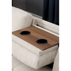 Alger 98  Wide Left Hand Facing Sofa & Chaise with Ottoman