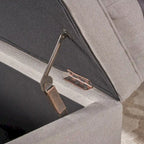 Modern Upholstered Storage Bench for Living Room Entryway