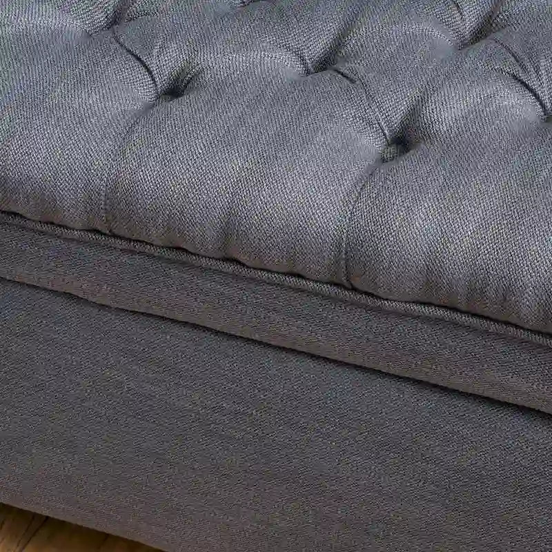 Modern Upholstered Storage Bench for Living Room Entryway