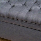 Modern Upholstered Storage Bench for Living Room Entryway