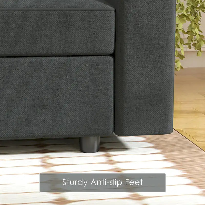 Modular Sofa Modern Sectional Storage Sofa Couch with Free Splicing for Living Room Furniture Set