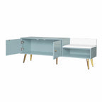 Modern Shoe Storage Bench with Hidden Compartment and Upholstered Cushion