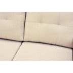 US Pride Furniture 79.92 inch Convertible L-Shaped Sectional Sleeper Sofa Bed Stylish Apartment Furniture