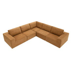 Modular L Shaped Sectional Sofa,Luxury Floor Couch Set,Upholstered Indoor Furniture,Foam-Filled Sleeper Sofa Bed
