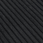 Black Corduroy Sectional Sofa Customized Sofa Couch with pillows.