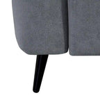 Modern Upholstered Sofa with Metal Base, Luxury Loveseat Sofa for Living Room, Reception
