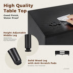 TV Stand for 55 60 inch Television, Entertainment Center with 2 Cabinet Media Console Table, Living Room, Bedroom Furniture