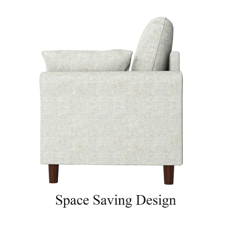 Polyester 3-Seat and 2-Seat Sofa with Cushions