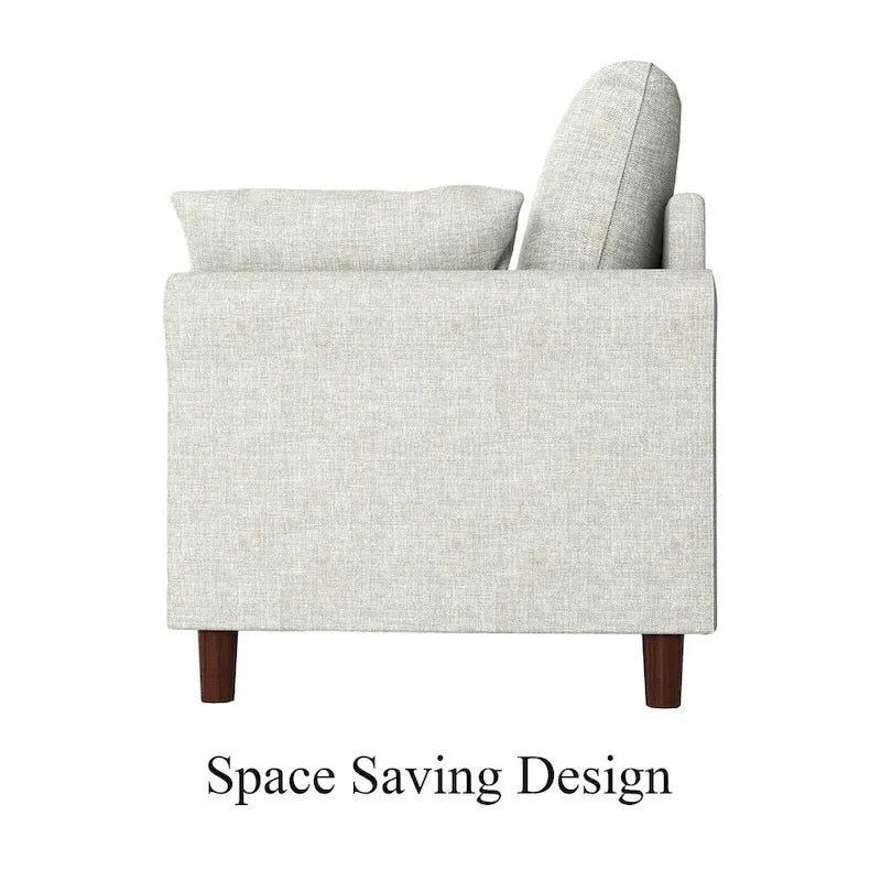 Polyester 3-Seat and 2-Seat Sofa with Cushions