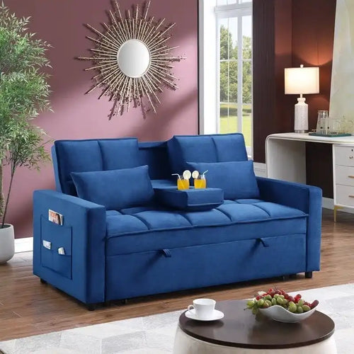 Canapé en velours 66.25 – 66.25 L x 34 P
