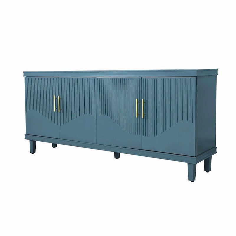 Large 4-Door Cabinet for Living Room, Kitchen, Bedroom, Hallway