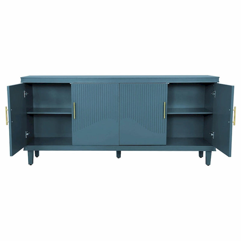 Large 4-Door Cabinet for Living Room, Kitchen, Bedroom, Hallway