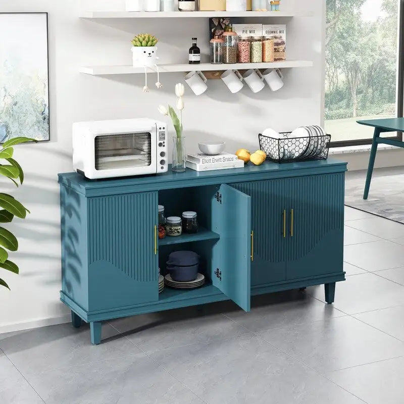 Large 4-Door Cabinet for Living Room, Kitchen, Bedroom, Hallway