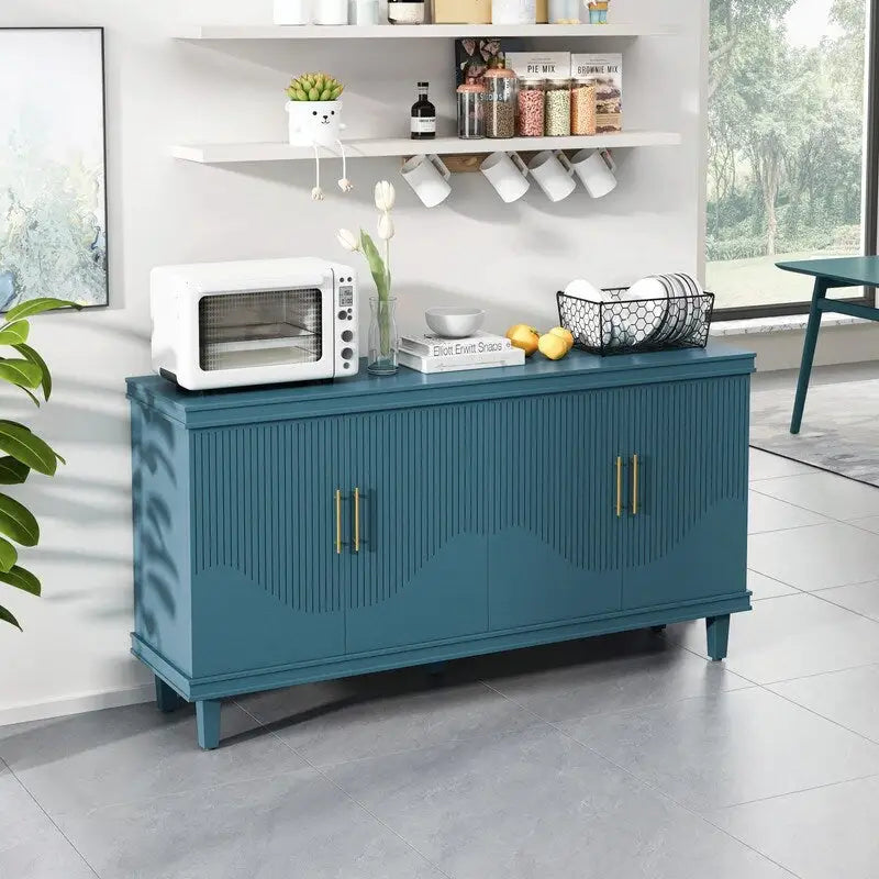 Large 4-Door Cabinet for Living Room, Kitchen, Bedroom, Hallway