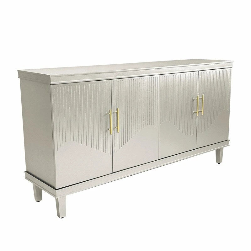 Large 4-Door Cabinet for Living Room, Kitchen, Bedroom, Hallway