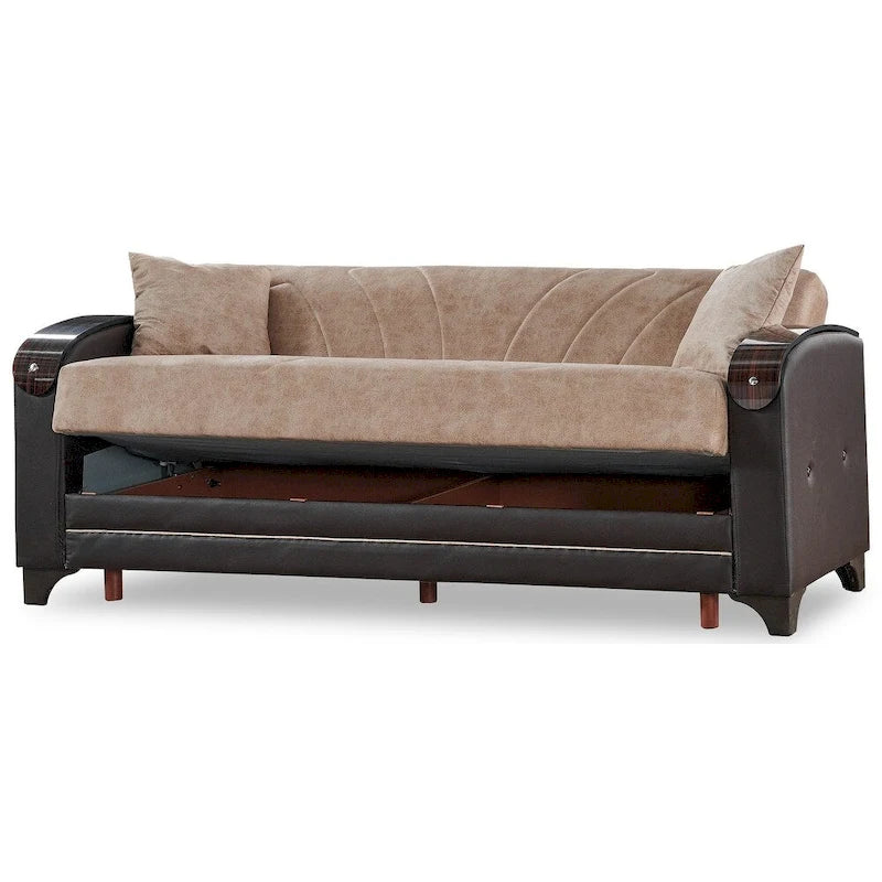 Somali 3-Pieces Comfortable Sleeper Modern One Sofa One Loveseat One Chair Living Room Set