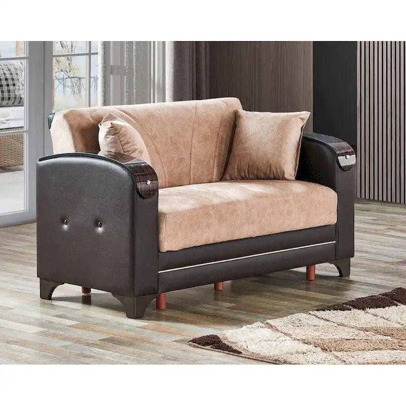Somali 3-Pieces Comfortable Sleeper Modern One Sofa One Loveseat One Chair Living Room Set