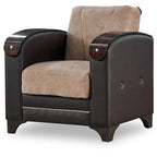 Somali 3-Pieces Comfortable Sleeper Modern One Sofa One Loveseat One Chair Living Room Set