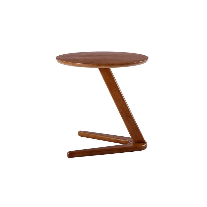 SEYNAR Modern Solid Wood Versatile Round Side Table or Small Accent Piece